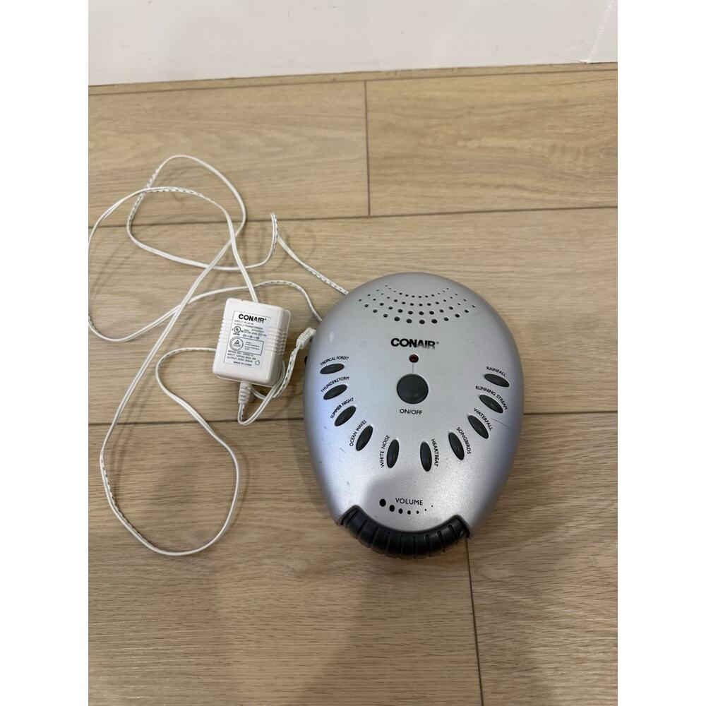 Conair Sound Therapy Machine Model SU1 + power cord TESTED & WORKS